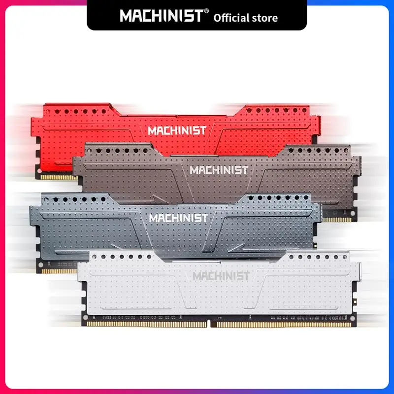 Go! Machinist 8GB 16GB 2133HMz 2666HMz 3200HMz DDR4 Desktop Memory with Heat Sink DDR4 RAM PC DIMM for all motherboards