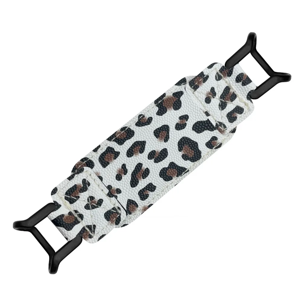 Leopard Print Tablet Hand Strap PU Leather Elastic EReader Holder Security for Kindle/Kobo/Voyaga/Lenovo/Sony 6-8