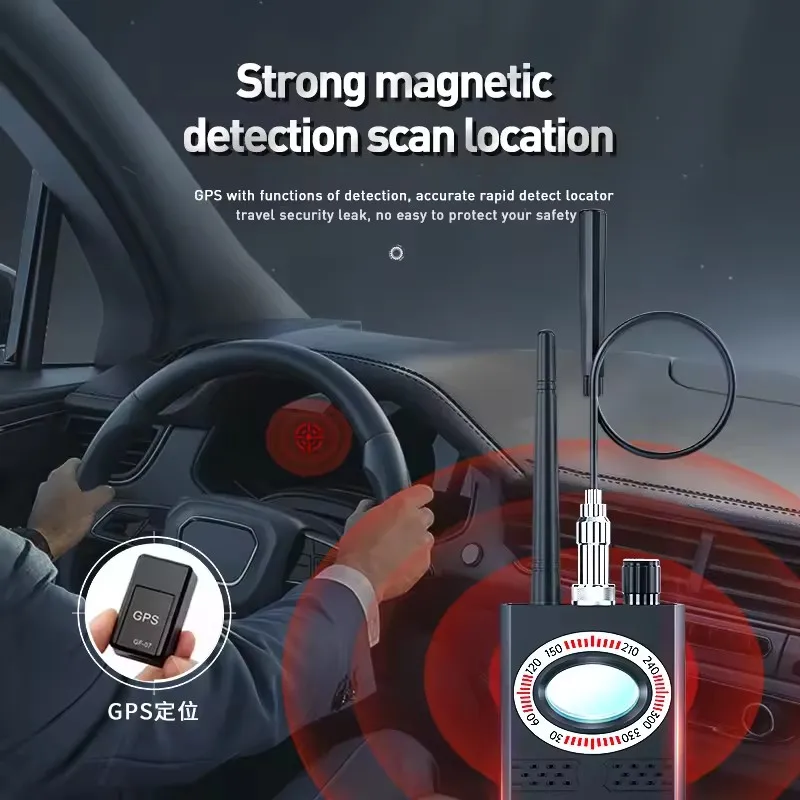 Multi-function K68S Anti Theft Camera Detector GPS Scanning Detecter RF GPS Tracker Wireless Bluetooth Camera Lens Device Finder