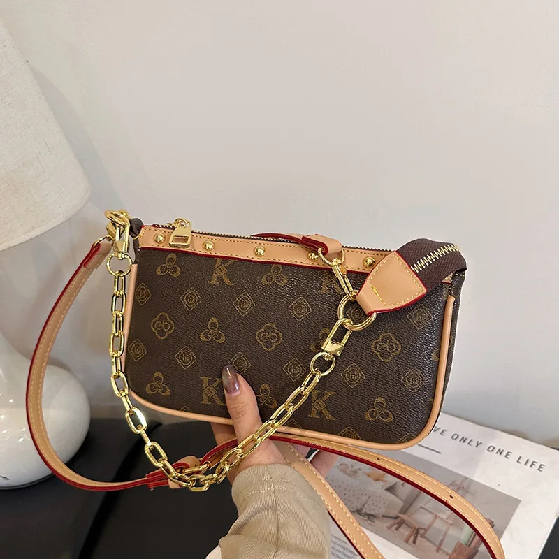 classic-vintage-monogram-shoulder-bag-trendy-versatile-2-in-1-crossbody-handbag-with-gold-chain-strap