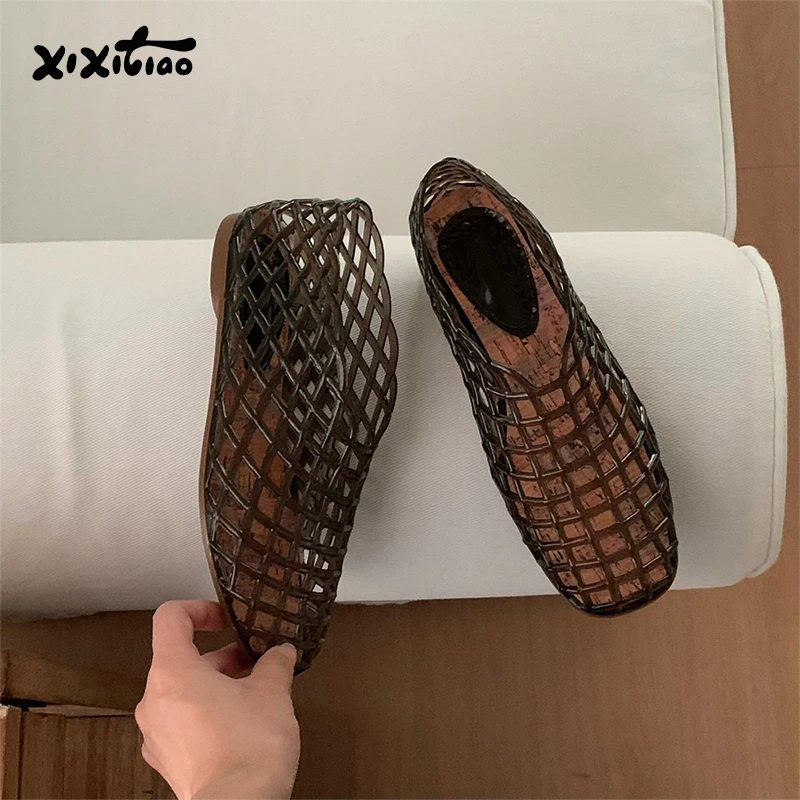 XIXITIAO 여성용 패션 오픈워크 샌들 여름 편안한 - Jelly Sandal Women 리뷰 및 가격