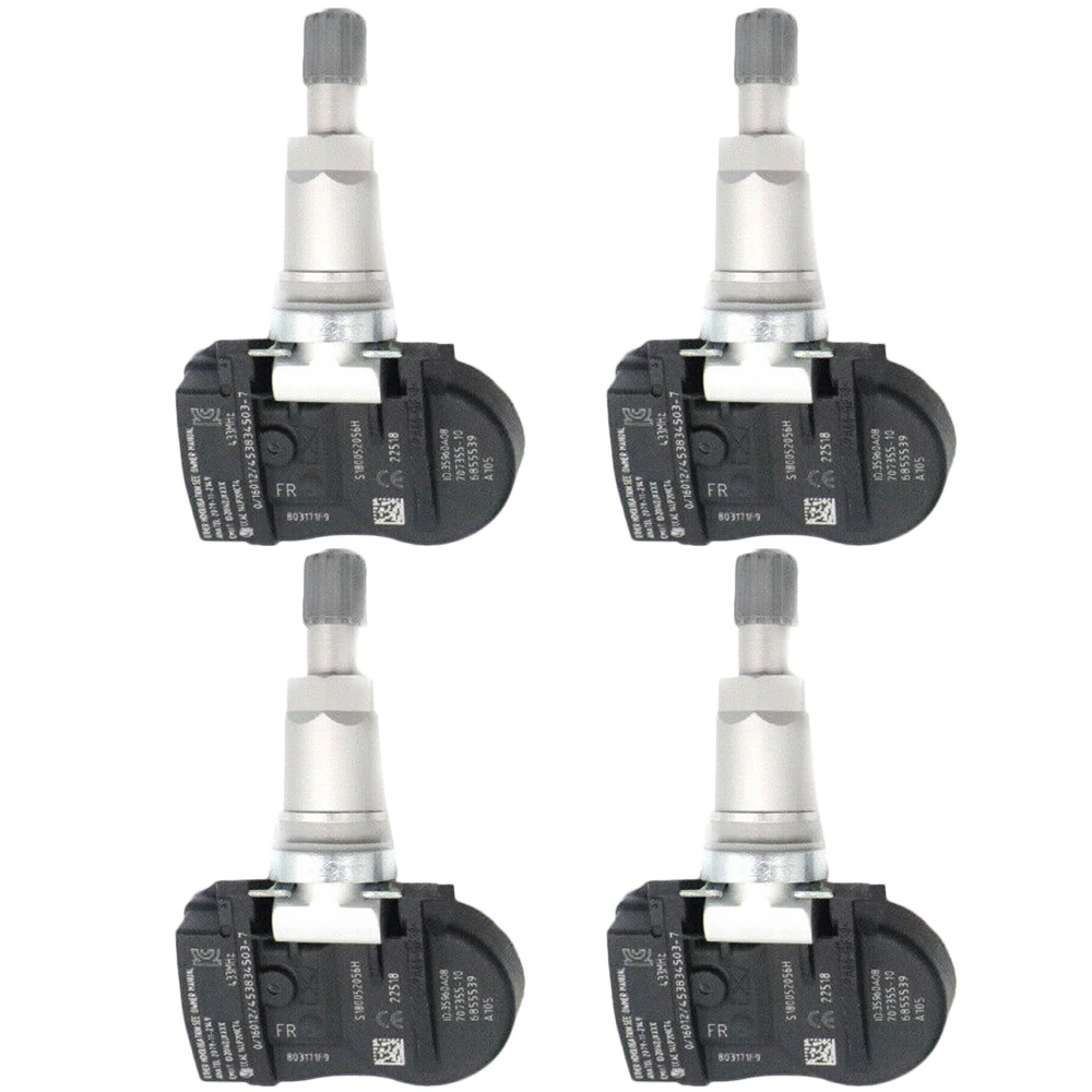 

4Pcs Tire Pressure Monitoring Sensor TPMS For BMW 2 3 4 i M2 M3 M4 X1 X2 X5 X6 MINI 433MHz 36106876666, 36106855539, 36106881890