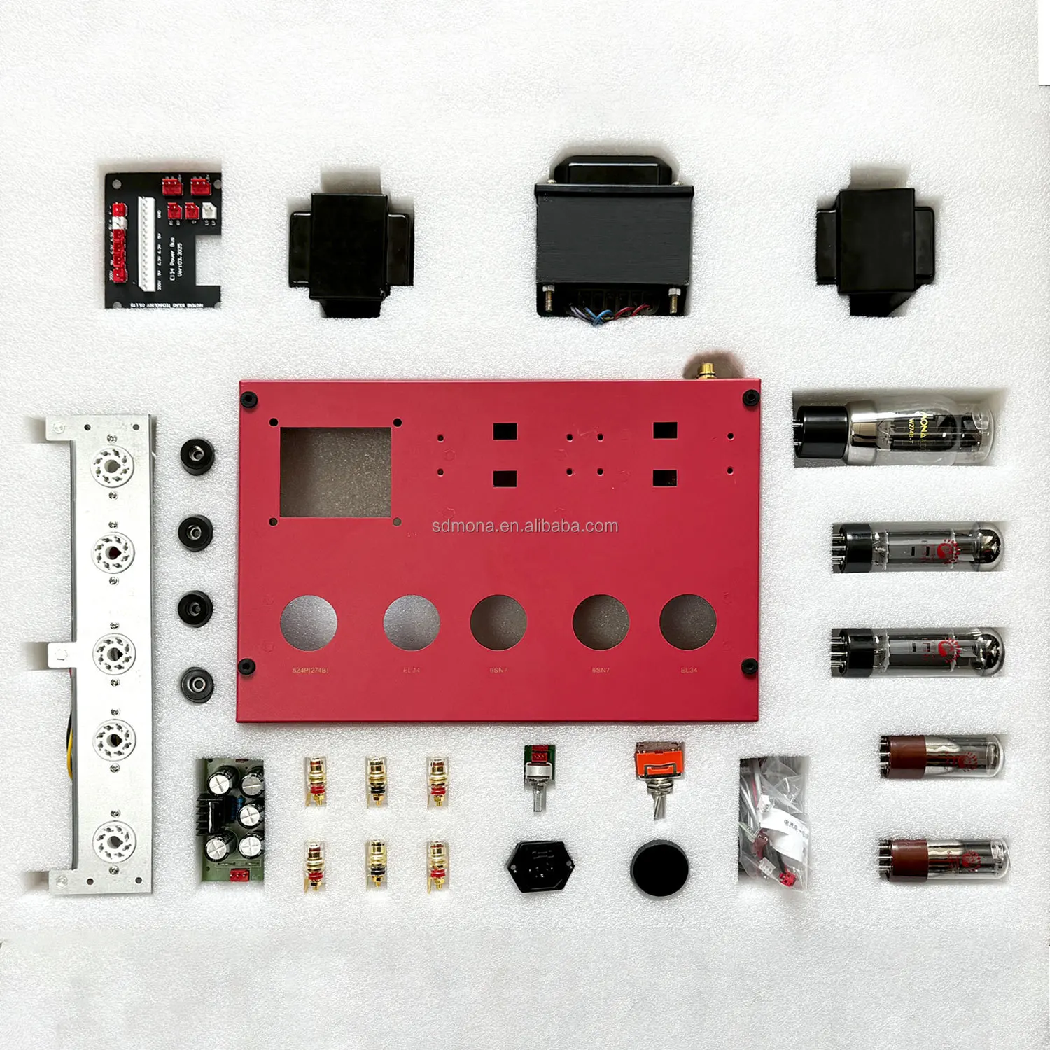 Bestselling DIY Single-Ended EL34 Silver Tube Hi-Fi Audio Amplifier Kit - Home Edition