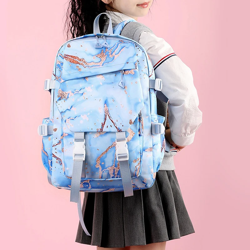 3 個セットステッチピンクバックパックランチバッグリュックサックカラフルなスクールバッグガールボーイ学生ファッションティーンエイジャーランドセルギフトセット