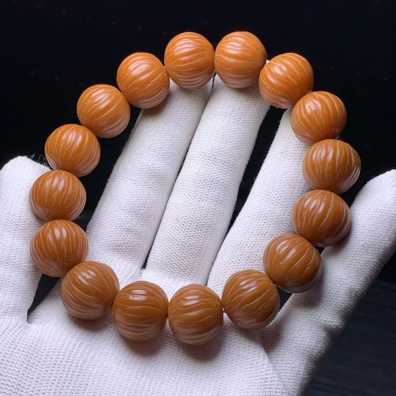 

Bodhi Root Carved Monkey Head Beads Straight Bracelet