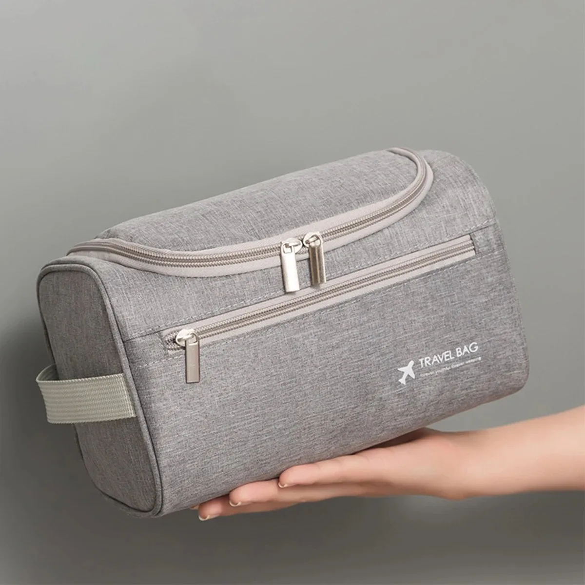 حقيبة أدوات الزينة المحمولة للسفر سعة كبيرة قابلة للطي حقيبة التخزين هوك حقيبة تخزين متعددة الوظائف الفرعية