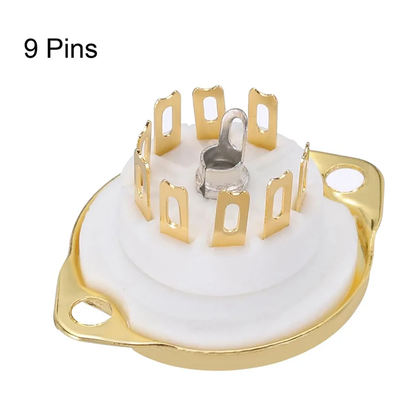 

APPLIA-8 шт. 9-контактный разъем для трубки, разъем для трубки с защитой от пылесоса для 12AX7, 12AT7, 12AU7, ECC83, ECC82, E88CC, 6922