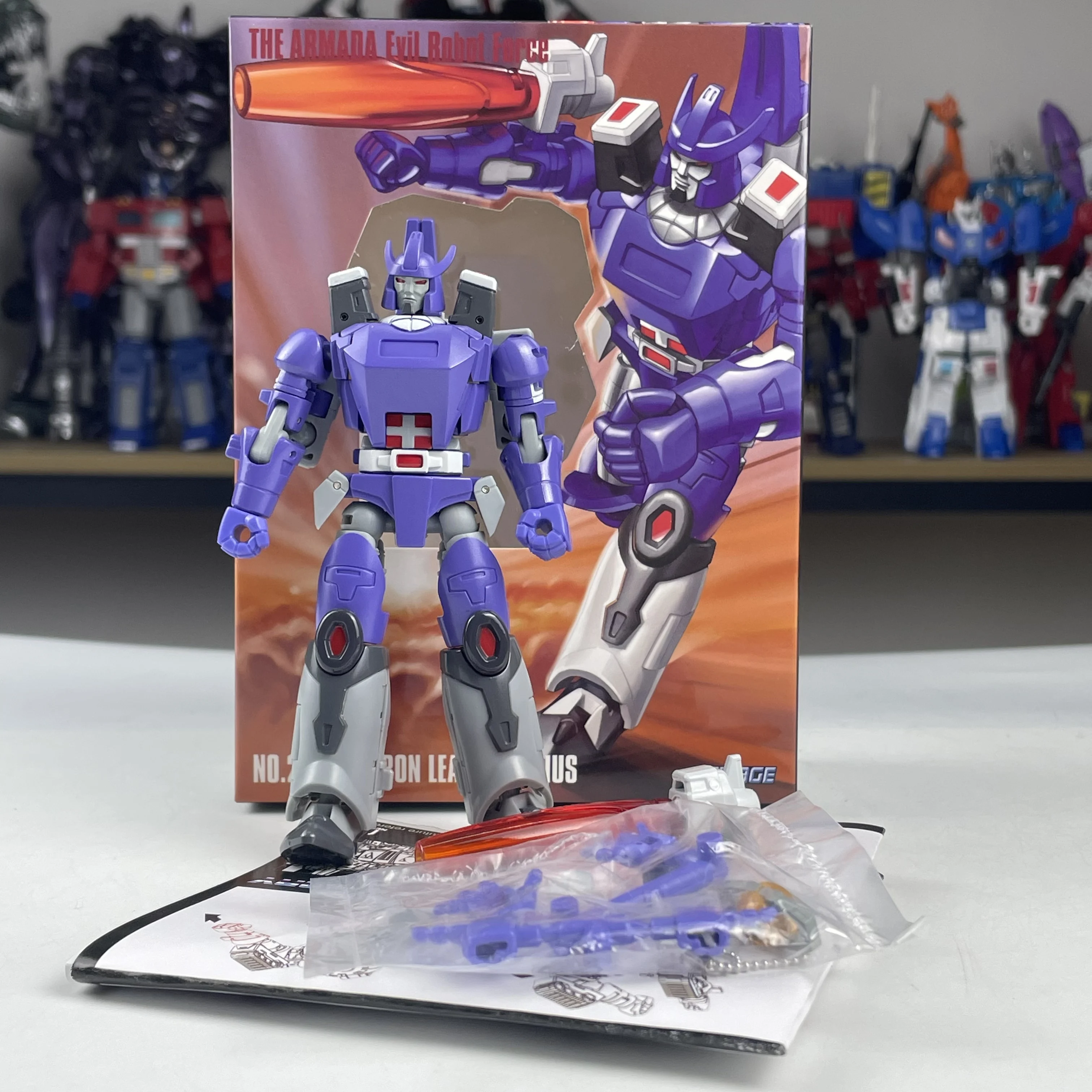 

NA H23U Darius Galvatron MINI SIZE G1 Action Figure 10cm Robot With Box