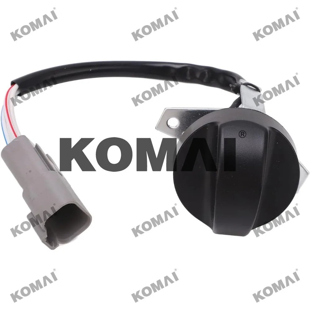 

XOJOX Throttle Knob Switch Replacement, Compact Excavator Throttle Motor Switch, sturdy ABS and Alloy Steel, Standard Size, 3 Pi