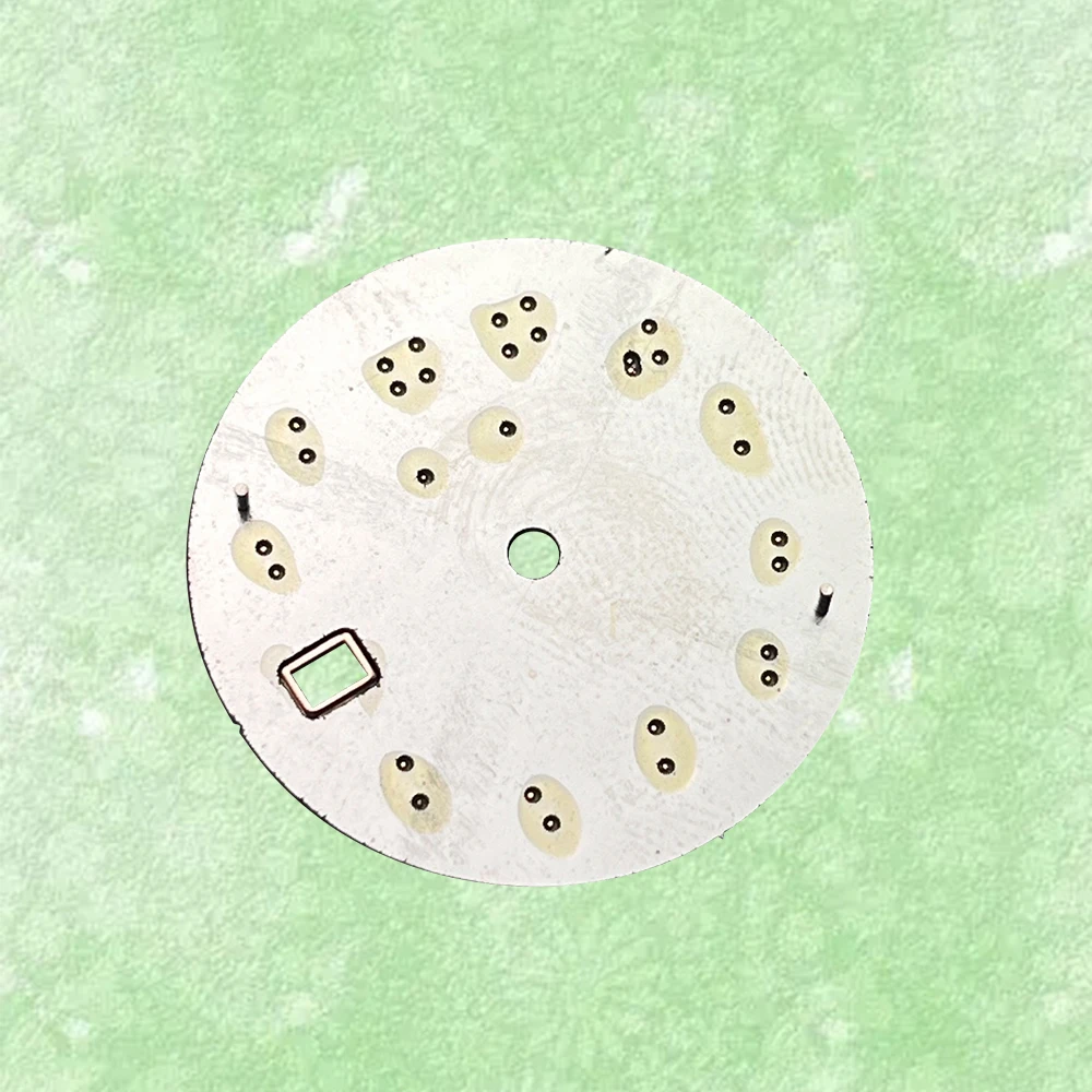 Циферблат с логотипом S 30,5 мм, подходит для NH35/NH36, японский автоматический механизм, зеленые светящиеся аксессуары для модификации часов