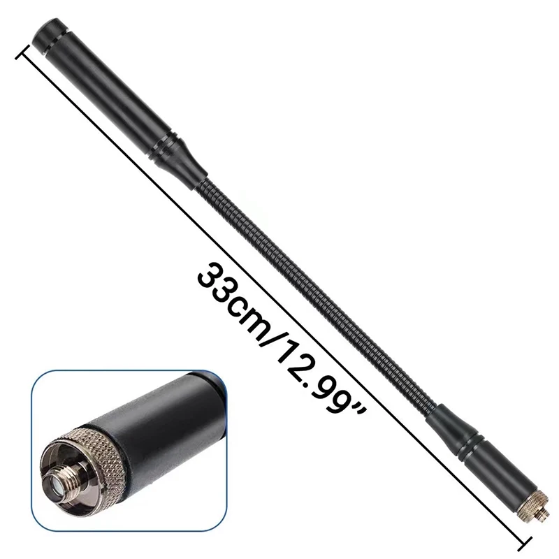 هوائي تكتيكي ثنائي النطاق SMA-أنثى لـ Quansheng UV K5 K5(8) K6 Baofeng UV-5R BF-888S UV 5RH 21 17 Pro K61 KENWOOD #5