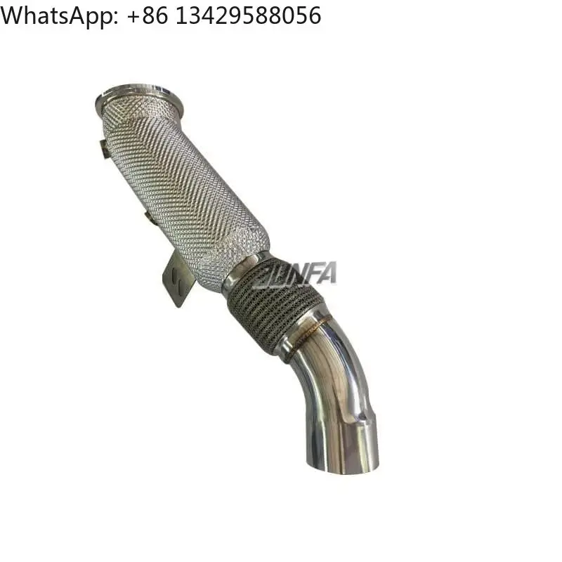 

High-Performance Stainless Steel Downpipe with Catalyst for Audi - Enhanced Exhaust System