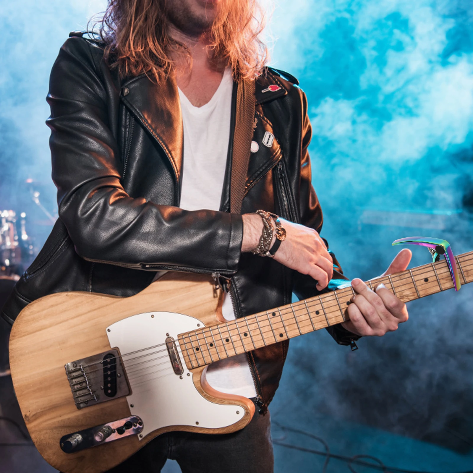 

Capo Acoustic Guitar Accessories Clamp Chargeable Capos for Zinc Alloy Adjustable