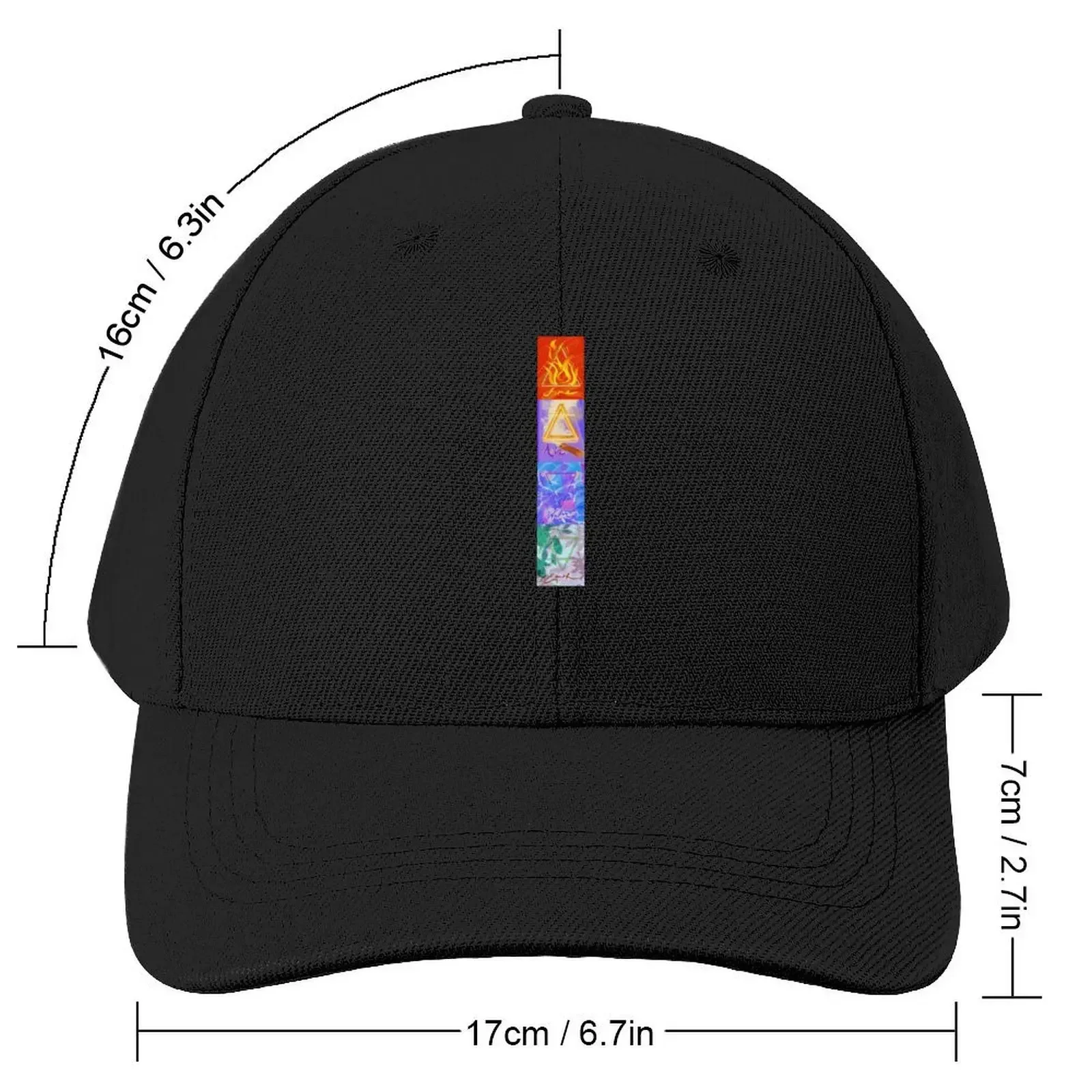 Quadratic Elemental Balance Baseball Cap Bobble Hat western Hat Beach Bag Thermal Visor Girl Men's