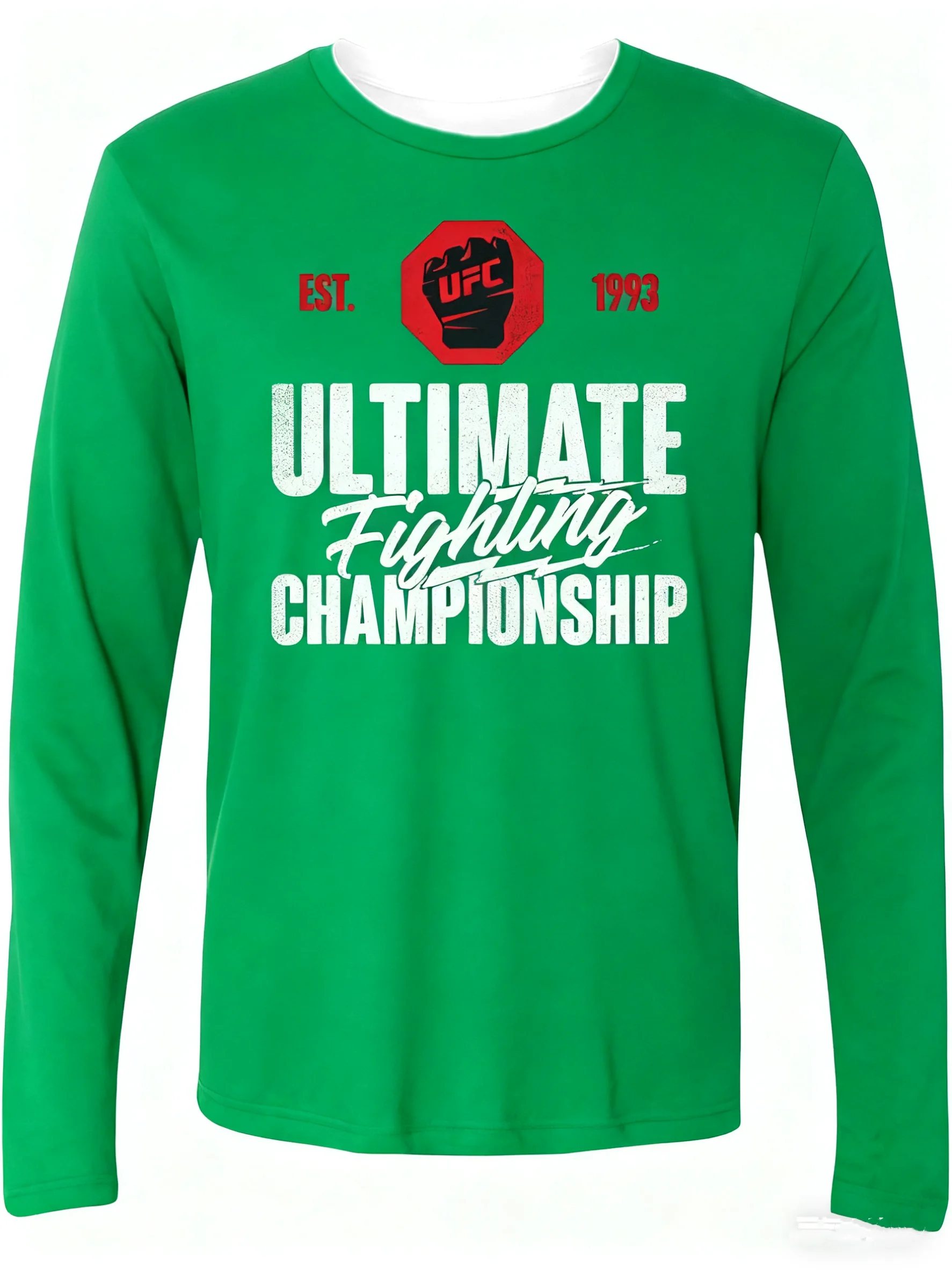 Ufc الخريف والشتاء القتالية نمط الرجال والنساء المتطرفة عشاق الرياضة بأكمام طويلة تي شيرت التجفيف السريع #3