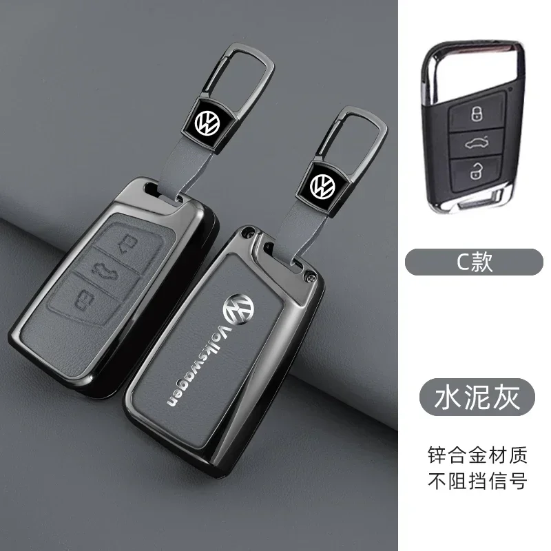 

Styling Mouldings 2026 Hot For VW VOLKSWAGEN Alloy Car Remote Flip Key Case Cover Shell Fob Holder For VW Volkswagen Magotan Mag