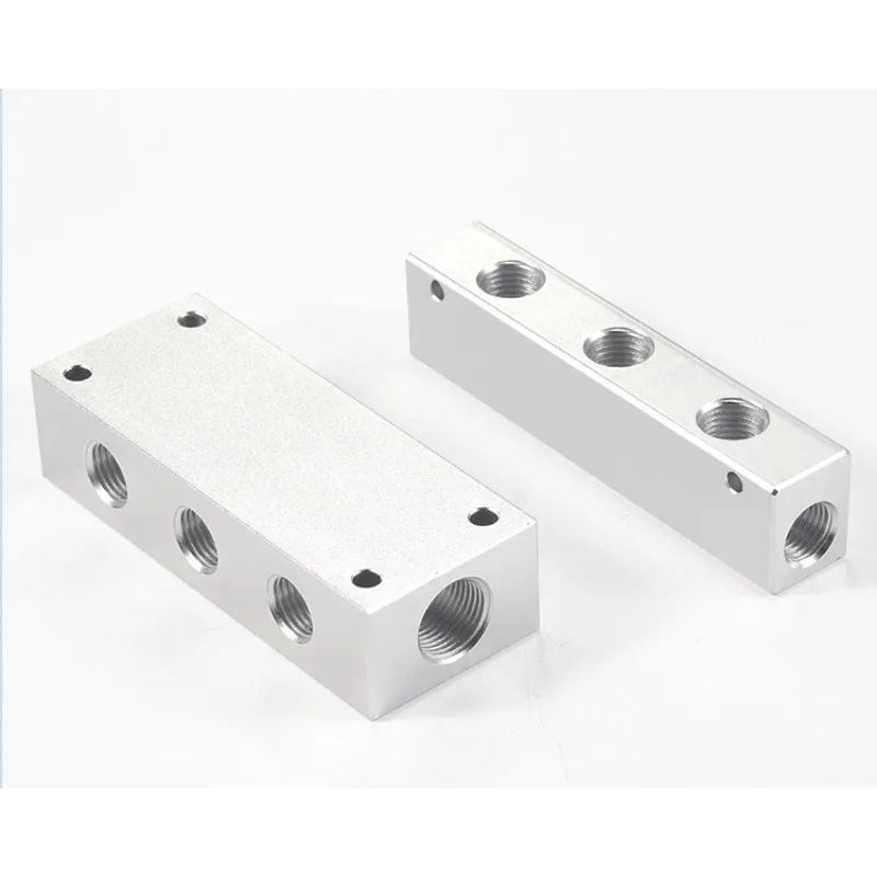 

Air distribution block gas drainage exhaust dynamic air distributor aluminum alloy distribution exhaust multi-pipeline base