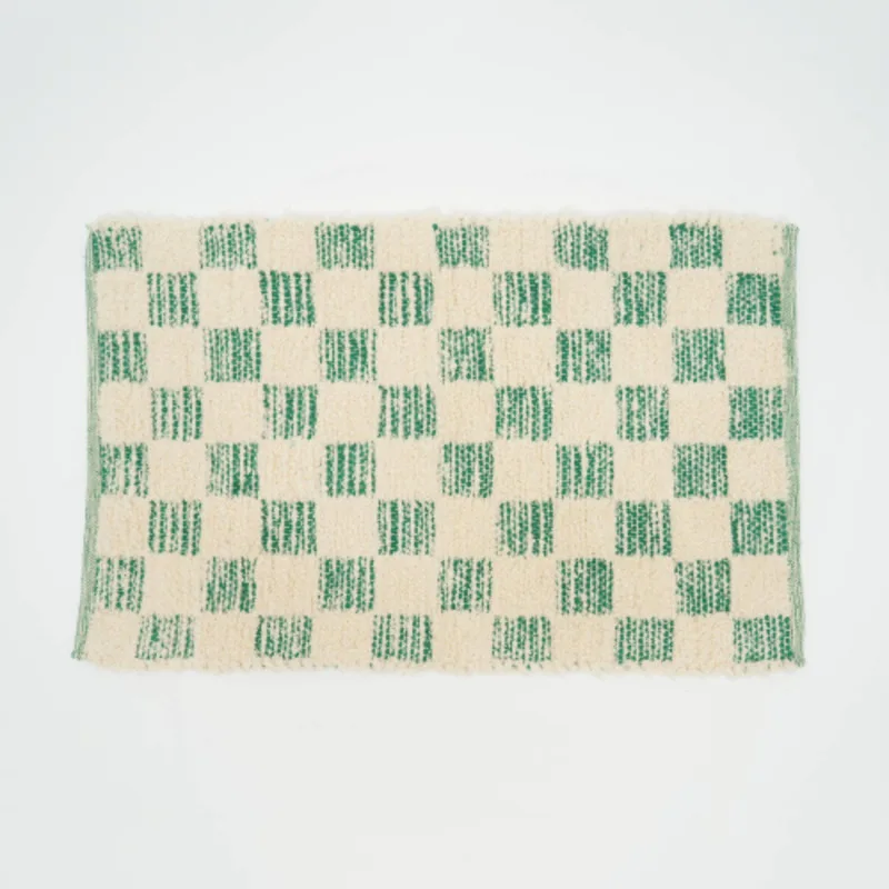 Checker 36 24 "Scatter Accent Tapijt Klassieke Dambord Zachte Textuur Antislip Woonkamer Slaapkamer Matches Home Decor