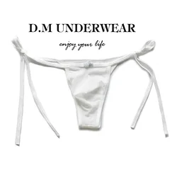 DM men black White underwear thong personality