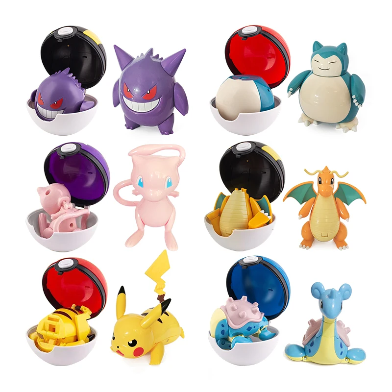quente-pokemon-lucario-greninja-pikachu-charizard-figura-de-acao-dos-desenhos-animados-deformacao-pokeball-brinquedo-conjunto-pvc-anime-boneca-modelo-criancas-presente