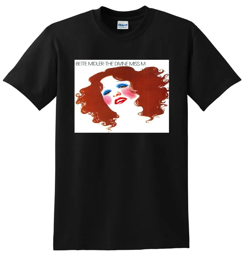 BETTE MIDLER T SHIRT the divine miss m vinyl cd cover SMALL MEDIUM LARGE XL