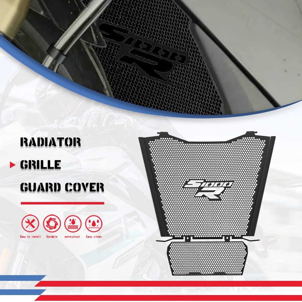 

Motorcycle Accessories Radiator Grille And Oil Cooler Guard Protector FIT FOR BMW S1000R S 1000R S1000 R 2021-2026 2025 2024
