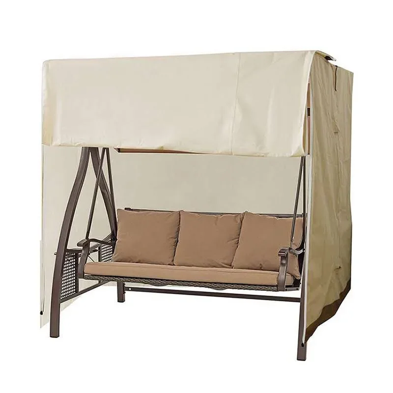 Waterproof Oxford Fabric Outdoor Swing Cover Anti UV Dustproof Rocking Chair Cover Garden Patio Yard Furniture Protector Cover
