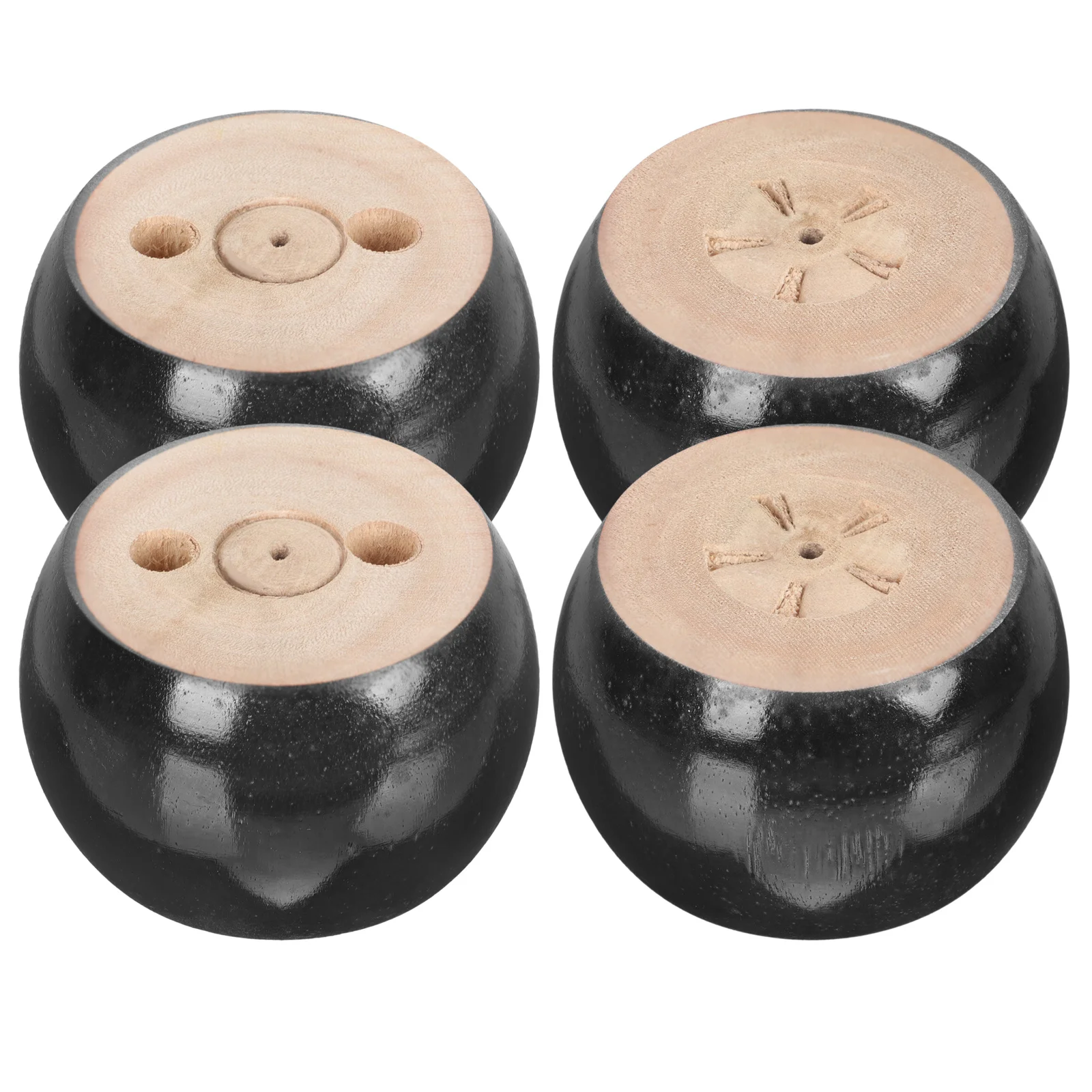 

4Pcs Furniture Legs Wood Round Replacement for Sofa Cabinet Coffee Table Couch Wooden Feet for Furniture Modern Design