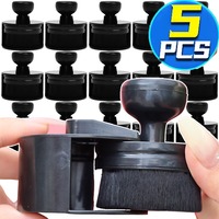 1/5pcs Handheld Portable Tire Shine Applicator Brush High Density for Car with Holder Tool Air Vent Auto Detailing Accessories