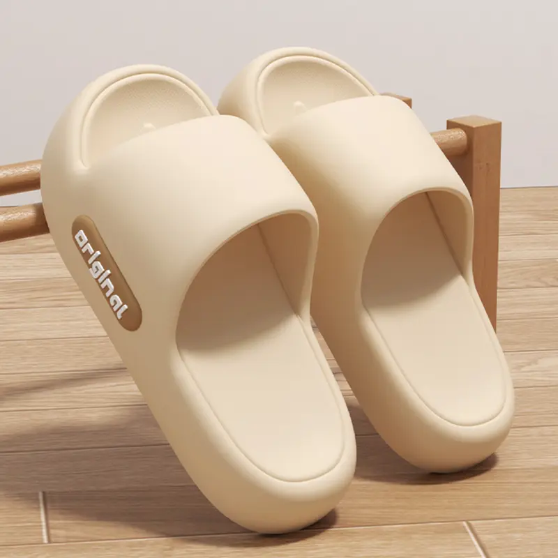 Thick Bottom Cloud Slippers Women Fashion Letter Print Platform Sandals Woman 2025 Comfortable Soft Sole Beach Pillow Slides - Image 8