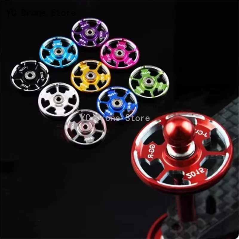 2015 Aluminum Alloy Hollow Roller Wheel Guide Upgrade Parts with Screws for Tamiya Mini 4WD Racing Car