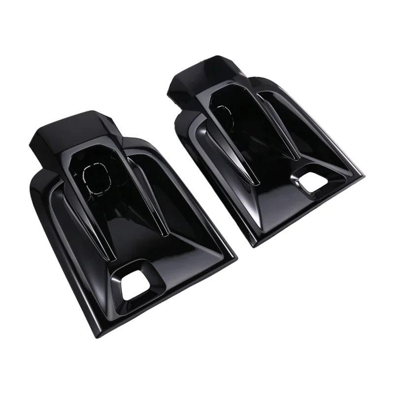 

AB56-ABS глянцевая черная крышка противотуманной фары, 2 шт. для Toyota Hilux Rocco GR 2021-2022, передний бампер, накладки противотуманных фар, Стайлинг автомобиля