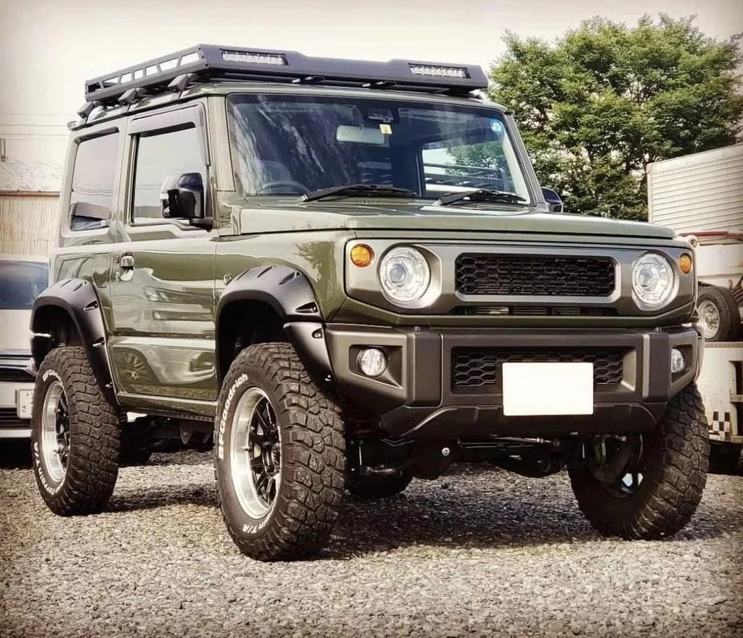 Big Promotion in Stock Roof Rack With Light f Jimny 2021 JB74 JB64 JB74W JB64Wcustomcustom