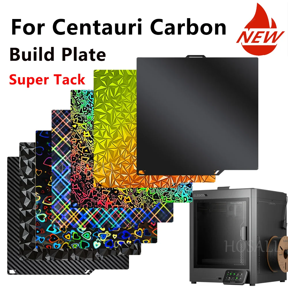 

Карбоновая конструкционная пластина Centauri PEI, гладкая для Elegoo Centauri 260x271 мм, платформа PEI, гибкая съемная платформа с подогревом
