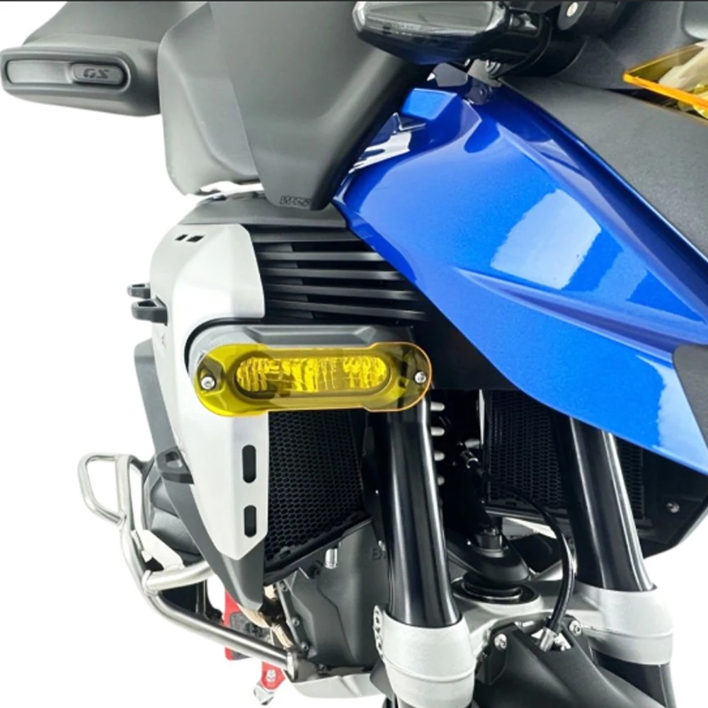 For BMW R1300GS Adventure R 1300GS R 1300 GS 2024-2025 TRANSPARENT PAIR OF SPOTLIGHT PROTECTION LENSES Fog lamp protection cover