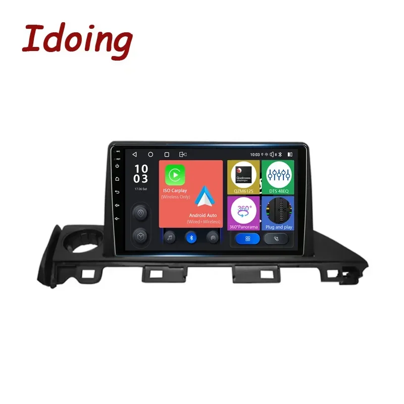 Idoing Android Head Unit For Mazda 6 Mazda6 III 3 GJ GL 2015-2018Car Radio Stereo Multimedia Audio Player Navigation GPS No 2din