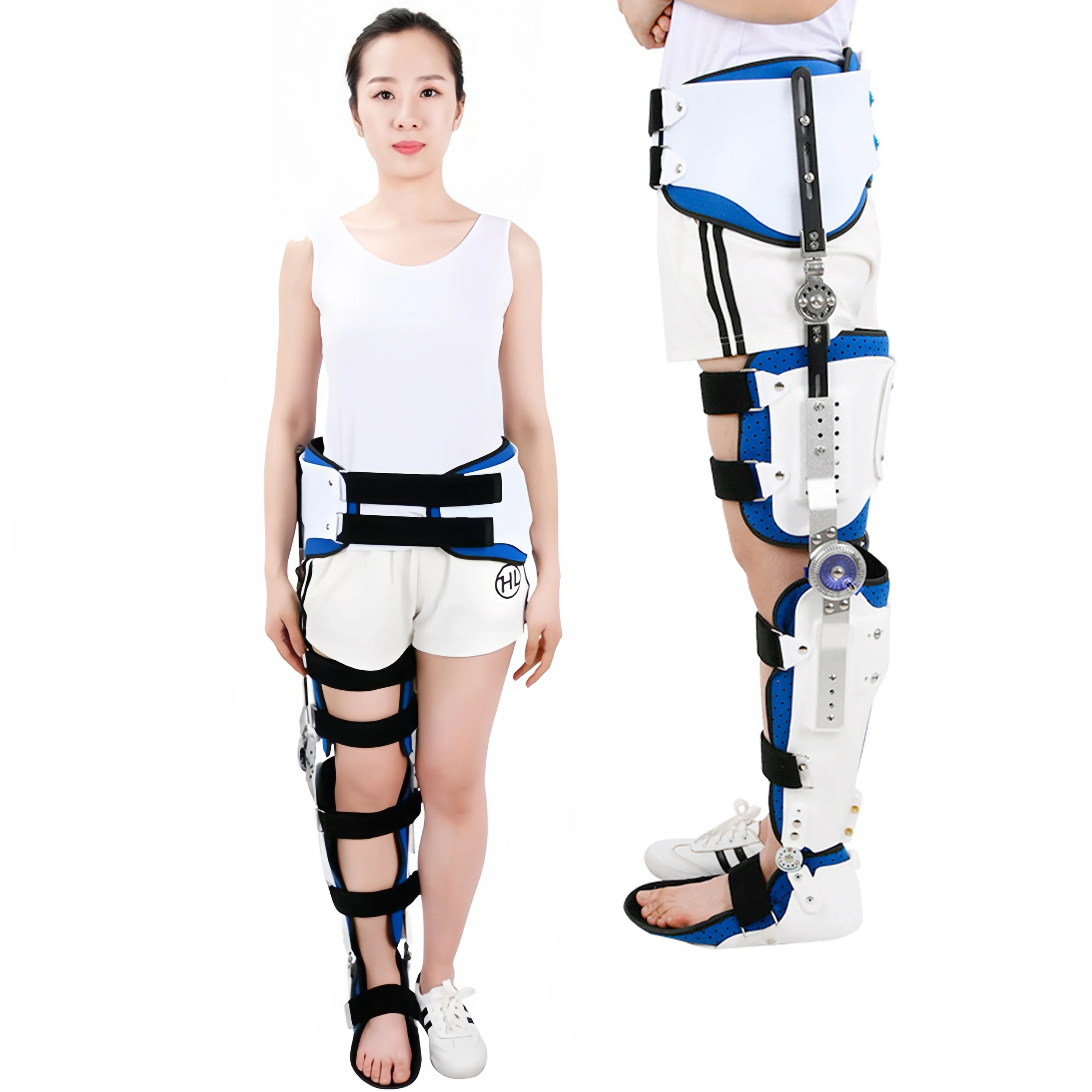 

Reinforcement Lower Limb Bracket Adjustable Orthosis Leg Fracture Orthopedic Hip Knee Ankle And Foot Fixation Support Brace