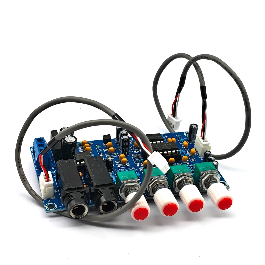 PT2399 Digital Microphone Amplifier Board Karaoke Reverberation Board Karaoke OK Amplifier Module Dual AC12V