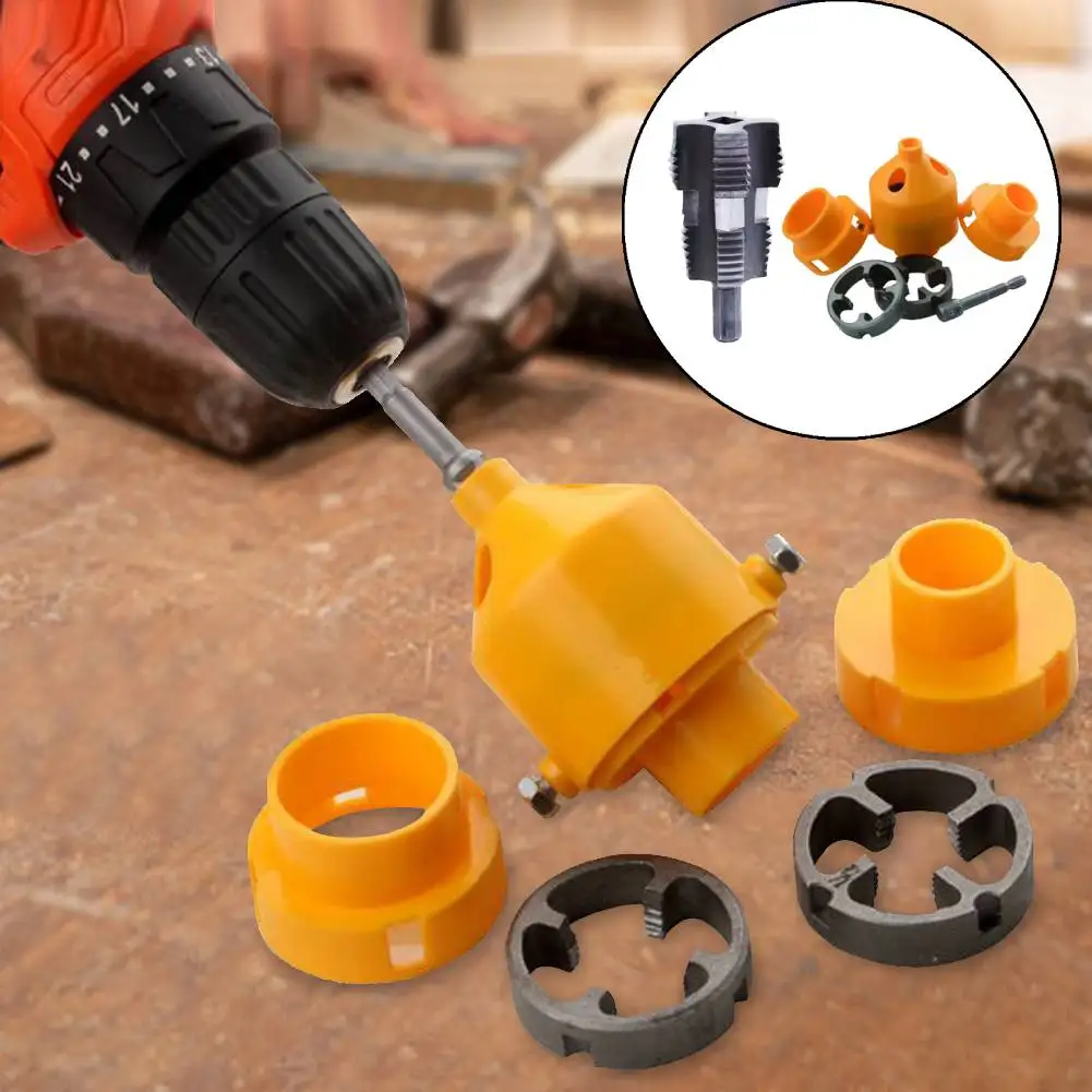 

Набор нитевдевателей для труб из ПВХ с 1/2 дюйма, 3/4 дюйма, 1 дюйм, набор нитевдевателей для труб, набор зубьев для водопроводных труб, ручной инструмент для ремонта сантехники