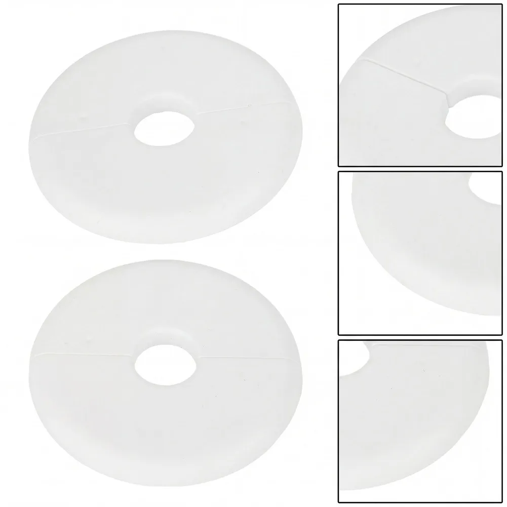 2pcs Plastic Radiator Pipe Cover Collar For Pipe Concealment Designed For 14mm 16mm OD Pipes Slide Over Existing Installations