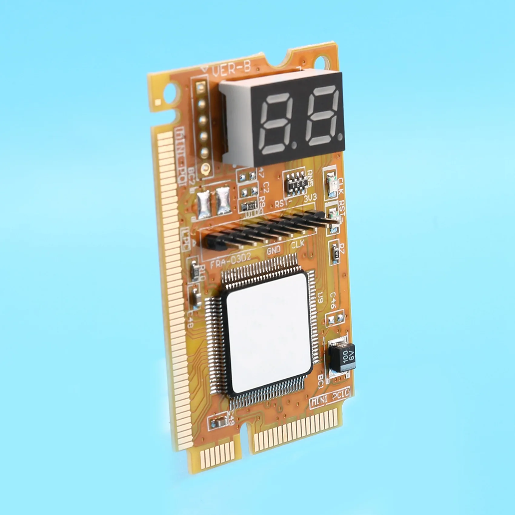 RISE 2-Digit Portable Computer PC Mini PCI PCI-E LPC Laptop Analyzer Tester Mother Board Debug Checker Diagnostic Card