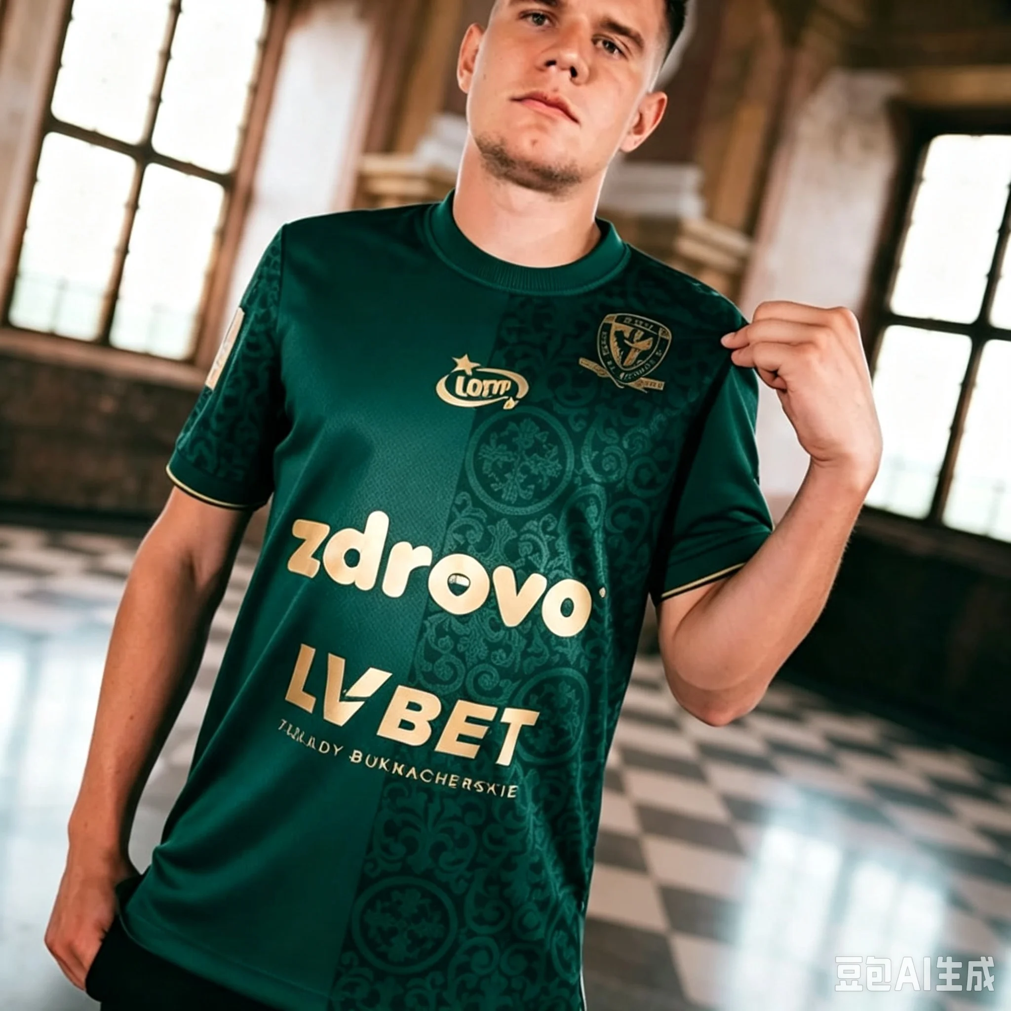 New Arrivals Poland Śląsk Wrocła Football Jersey 27/26 Polish Mens TShirt 3D KID Sports Family Fans Footy Jersey Family Matching