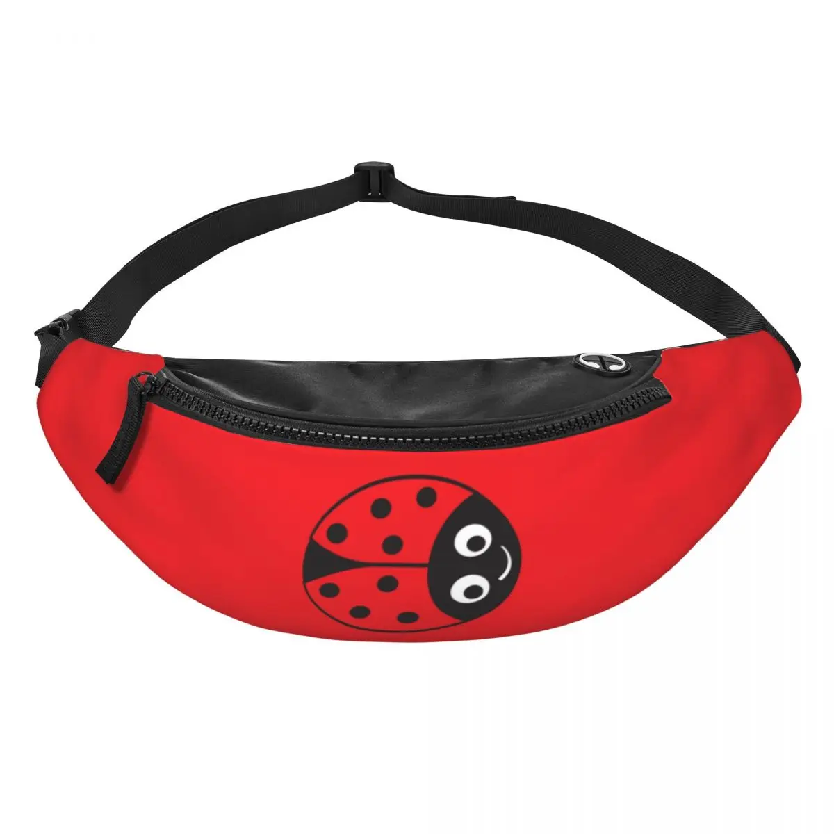

Ladybug Girl Fanny Pack Men Women Crossbody Adjustable Waist Bag Travel Running Phone Pouch