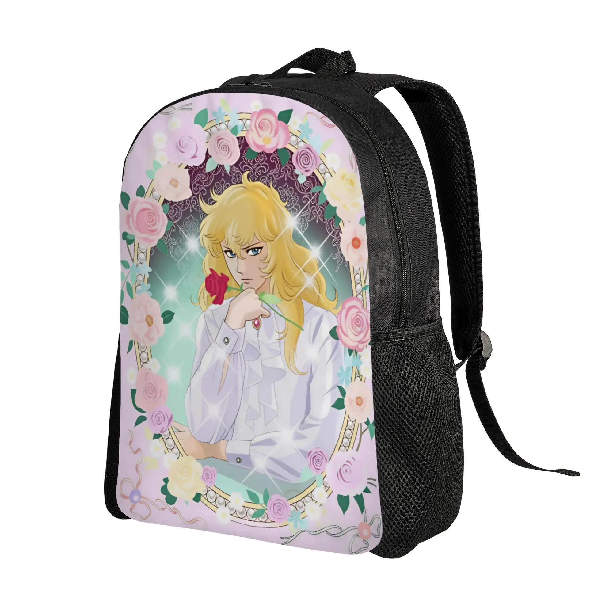 Rose of V-Versailles Lady  Backpack  Youth Polyester Travel Backpacks Durable Cool School Bags Rucksack