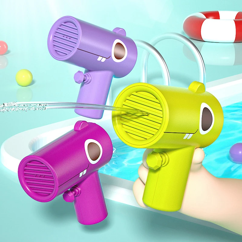 

Convenient Portable Water Spray Toy with Cartoon Dinosaur Decoration