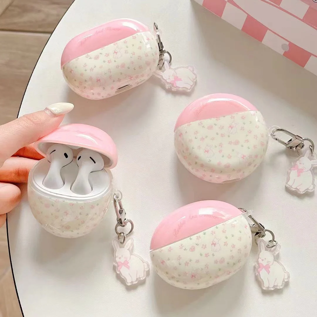 flower case For huawei FreeBuds 5i 4i 4 PRO3 SE2 Case Cute Freebuds pro2 soft silicon Earphone cover FreeBuds4i / freebudsPRO3