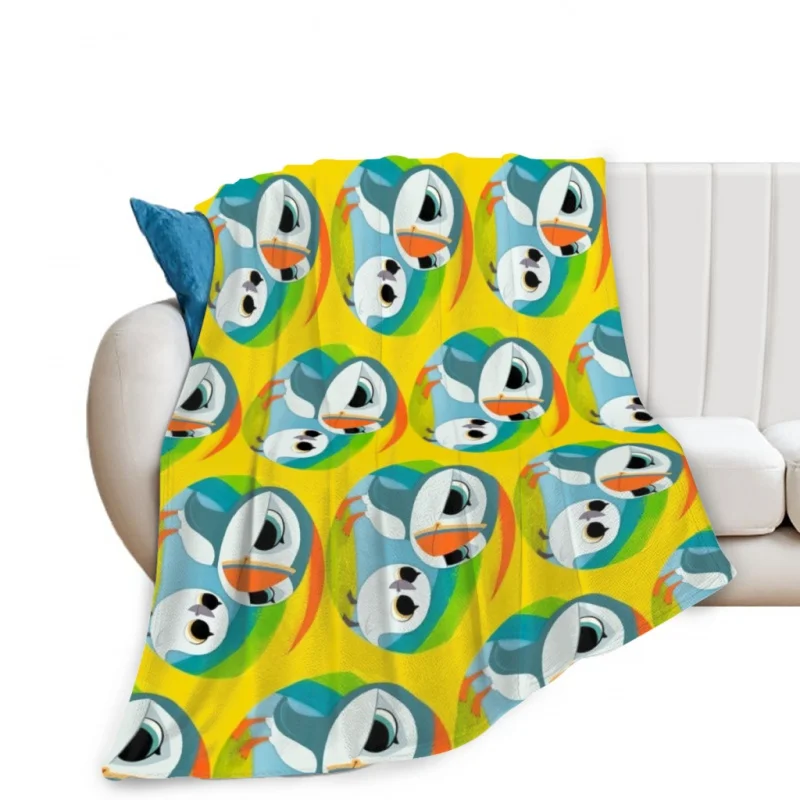 Puffins Preschool Gifts - Rocks - Irish Coast - Ireland - Cute Little Pre School Gifts - T shirts Throw Blankets