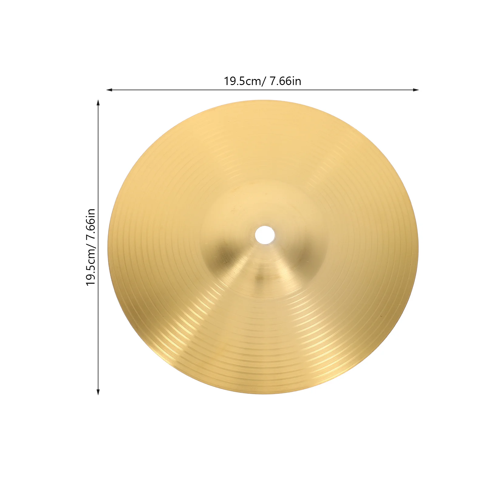 2 قطعة الصنج لمجموعة طبل 8 بوصة النحاس تحطم الصنج طبلة موسيقى الجاز اكسسوارات خفيفة الوزن ممارسة الصنج أداة عزف موسيقى