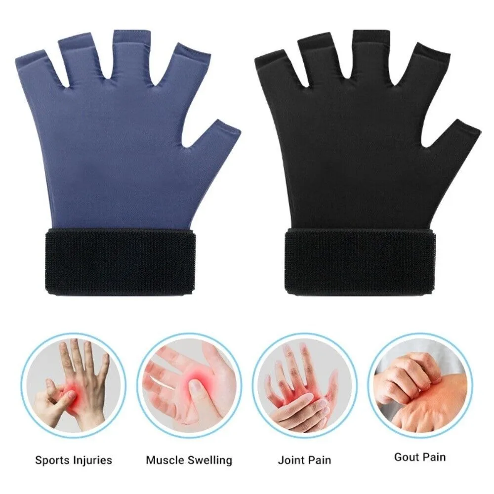 

Новый 360 ° Охлаждающая перчатка с гелевым наполнителем для горячих и холодных компрессов, регулируемый бандаж для запястья, компрессионные перчатки для рук