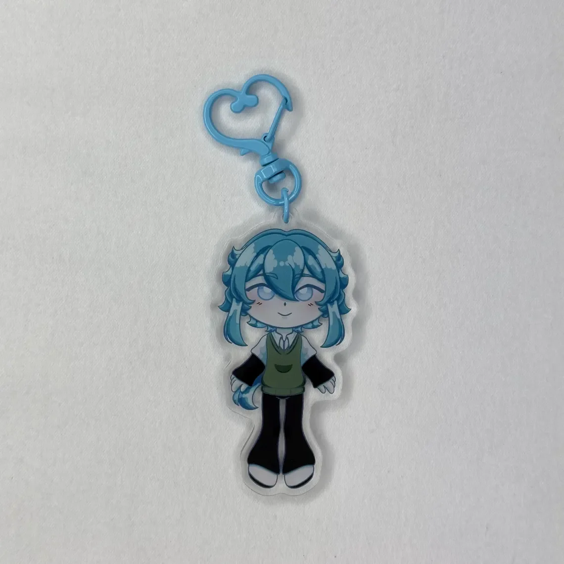 Yandere Love Interest Visual Novel Acrylic Keychains Anime Game Character Charms Collectible Pendants
